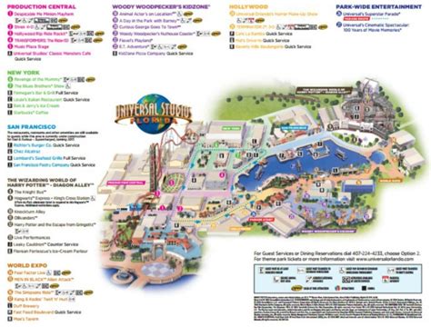 Maps Of Universal Orlando Resort's Parks And Hotels - Orlando Florida Universal Studios Map ...