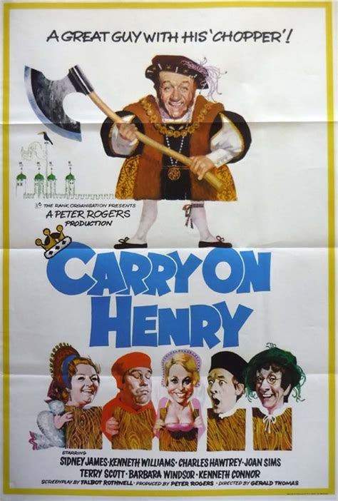 Carry On Henry Poster, UK 1-Sheet, 1971, Fratini Renato