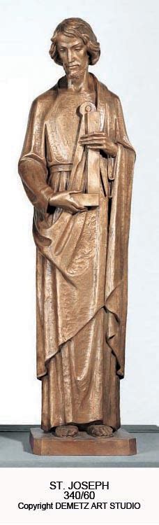 St. Joseph the Worker Statue #340/60 - McKay Church Goods