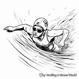 Swimming Coloring Pages  Free & Printable sketch template