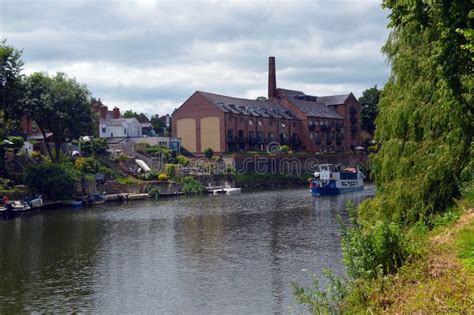 River Severn Shrewsbury Shropshire England UK Stock Image - Image of ...