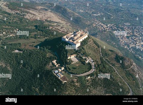 Lazio - Cassino (Fr) - Abbey of Monte Cassino, a Benedictine Stock Photo, Royalty Free Image ...