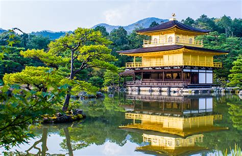 Kyoto, Japan Kinkaku-ji, the Golden Pavilion, a Zen Buddhist temple - Travel Inspires