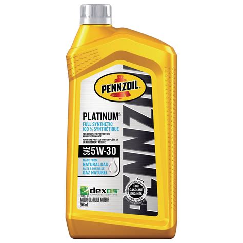 Pennzoil Platinum 5W-30 946ML | Walmart Canada