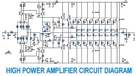 2sc5200 2sa1943 Amplifier Circuit Diagram