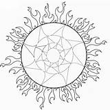Wiccan For Adult Coloring Page  Free Printable Pages Kids sketch template