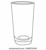 Cute Cartoon Shot Glass Coloring Page Stock Vector Royalty Free  sketch template