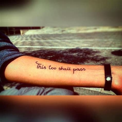 25+ This Too Shall Pass Tattoo Designs That Are Hauntingly beautiful