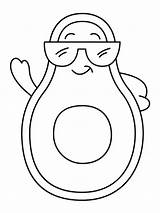 25  Cute Avocado Coloring Pages For Kids 🎨 Coloringpagesforkidsnet sketch template