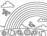 How To Draw A Rainbow · Art Projects For Kids sketch template