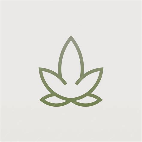 Premium Vector | Simple plant logo design template