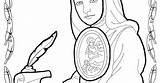 Sor Juana Inés de La Cruz  Free coloring Pages Coloring sketch template