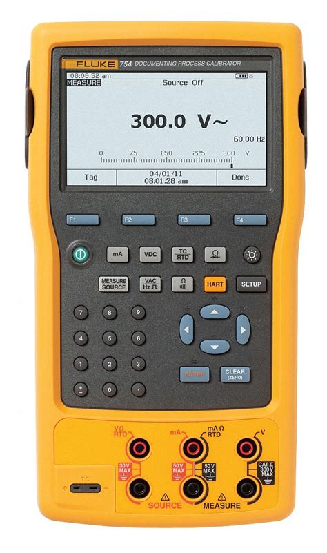 FLUKE, NIST, 0 to 300V AC/V DC, Documenting Multifunction Calibrator with HART - 11A108|Fluke ...