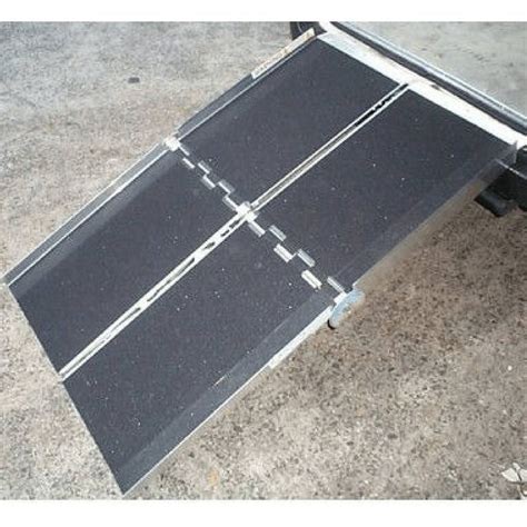 The PVI Bariatric Wheelchair ramp is much like the Multi-Fold ramp yet stronger, wider and with ...