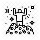 Millionaire Icon  Download In Line Style sketch template