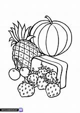 Free Printable Fruit Coloring Page  Free printable coloring Pages sketch template