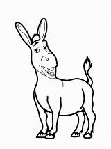 Free Printable Donkey Coloring Pages For Kids sketch template
