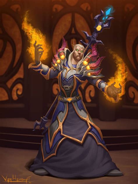 Fire Mage by VanHarmontt on DeviantArt | World of warcraft characters ...