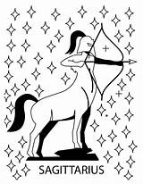 Sagittarius Coloring Pages Fun Creative And Free To Print sketch template
