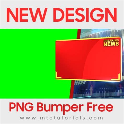 New design breaking news png template - MTC TUTORIALS