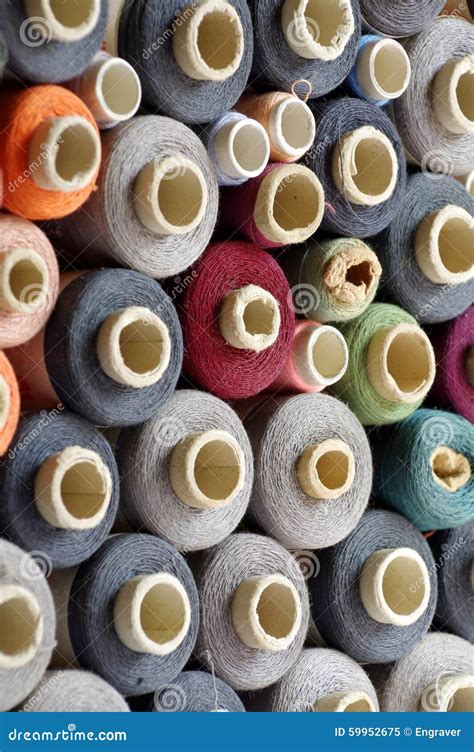 Spools of thread stock image. Image of color, domestic - 59952675