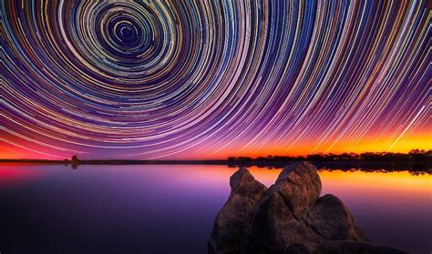 Spectacular Australian Star Trails