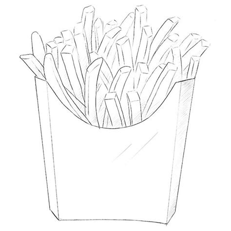 Learn How To Draw French Fries Snacks Step By Step Dr - vrogue.co