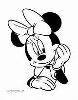 Minnie Mouse Coloring Pages 4  Disney Book sketch template