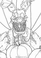 Withered Bonnie Pages Coloring sketch template