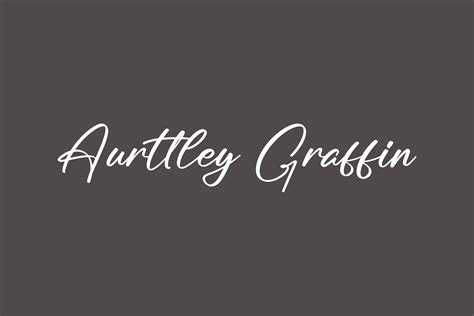 Free Aurttley Graffin Font | Fonts Shmonts