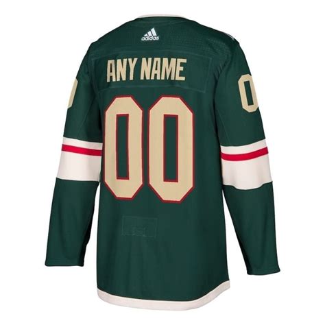 All Players Men's Minnesota Wild Custom Jersey