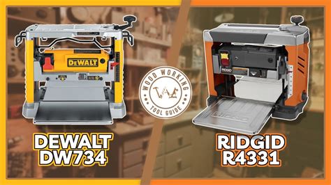 Dewalt DW734 vs Ridgid R4331: Which Thickness Planer is Right for You? - YouTube