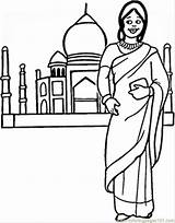 Indian Coloring Pages For Kids  Home sketch template