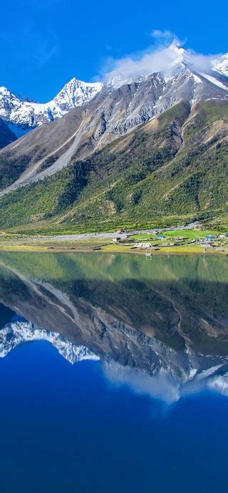 雪山湖泊(风景手机动态壁纸) - 风景手机壁纸下载 - 元气壁纸