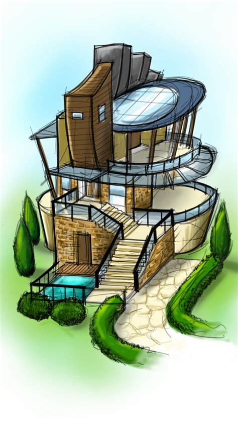 My Dream House Drawing Dream House Drawing - The Art of Images