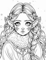 38 Stunning Elf Coloring Pages For Kids And Adults  Our Mindful Life sketch template