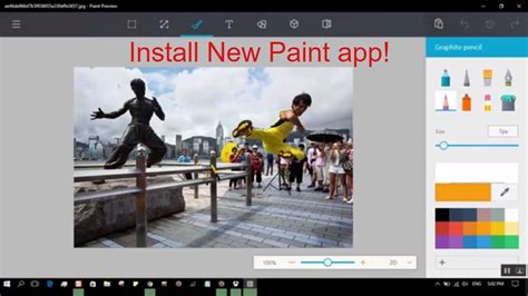 Microsoft Paint Preview - Tutorial how to install it now! - YouTube