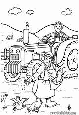 Fun Farmer Coloring Pages Learning  sketch template