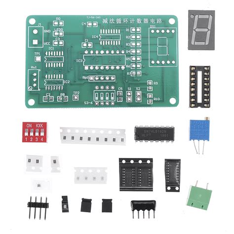 Other Electronics - Subtraction Cycle Counter Circuit Kit 74LS192 Parts with Simulation ...