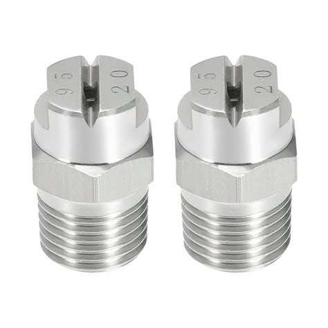 Flat Fan Spray Tip - 1/4 BSPT Male Thread 304 Stainless Steel Nozzle ...