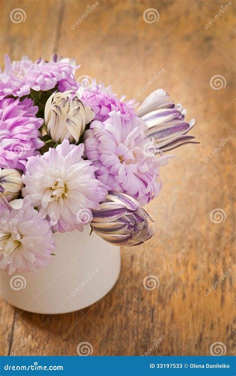 Beautiful Aster Flower Bouquet Stock Image - Image of beautiful, flower ...