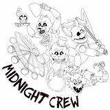 5 Nights At Freddys 4 Nightmare Foxy Coloring Pages sketch template