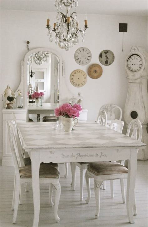 25 Shabby-Chic Style Dining Room Design Ideas - Decoration Love
