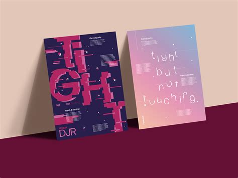 Tight but not Touching Typographic Posters :: Behance