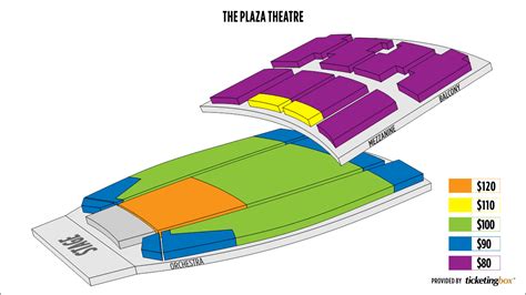 Plaza Theatre Seating Chart