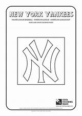 Cool Coloring Pages New York Yankees Cap Insignia  MLB Teams Logos sketch template