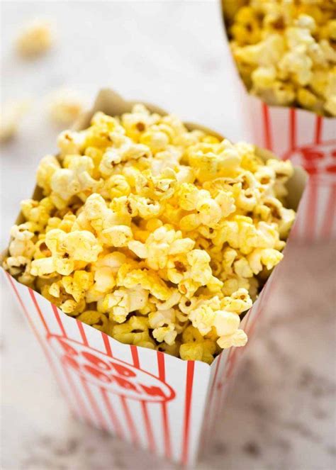 Homemade Movie Popcorn (Butter Popcorn) | Recipe | Food, Recipetin eats ...