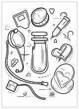Medical Coloring Pages  Color Your Way To Health & Knowledge sketch template