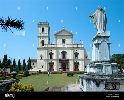 Se Cathedral, Old Goa, Goa, India Stock Photo - Alamy