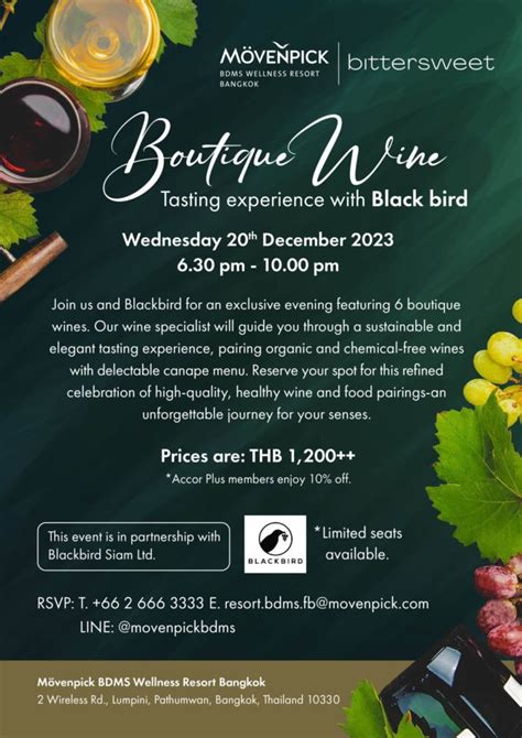 Exclusive Evening Featuring 6 Boutique Wines - The Australian-Thai ...